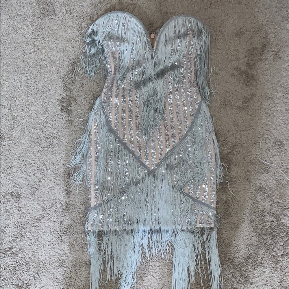 Bandage Fringe Dress